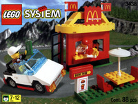 3438 {McDonald's Promotional Set} LEGO McDonald's Restaurant